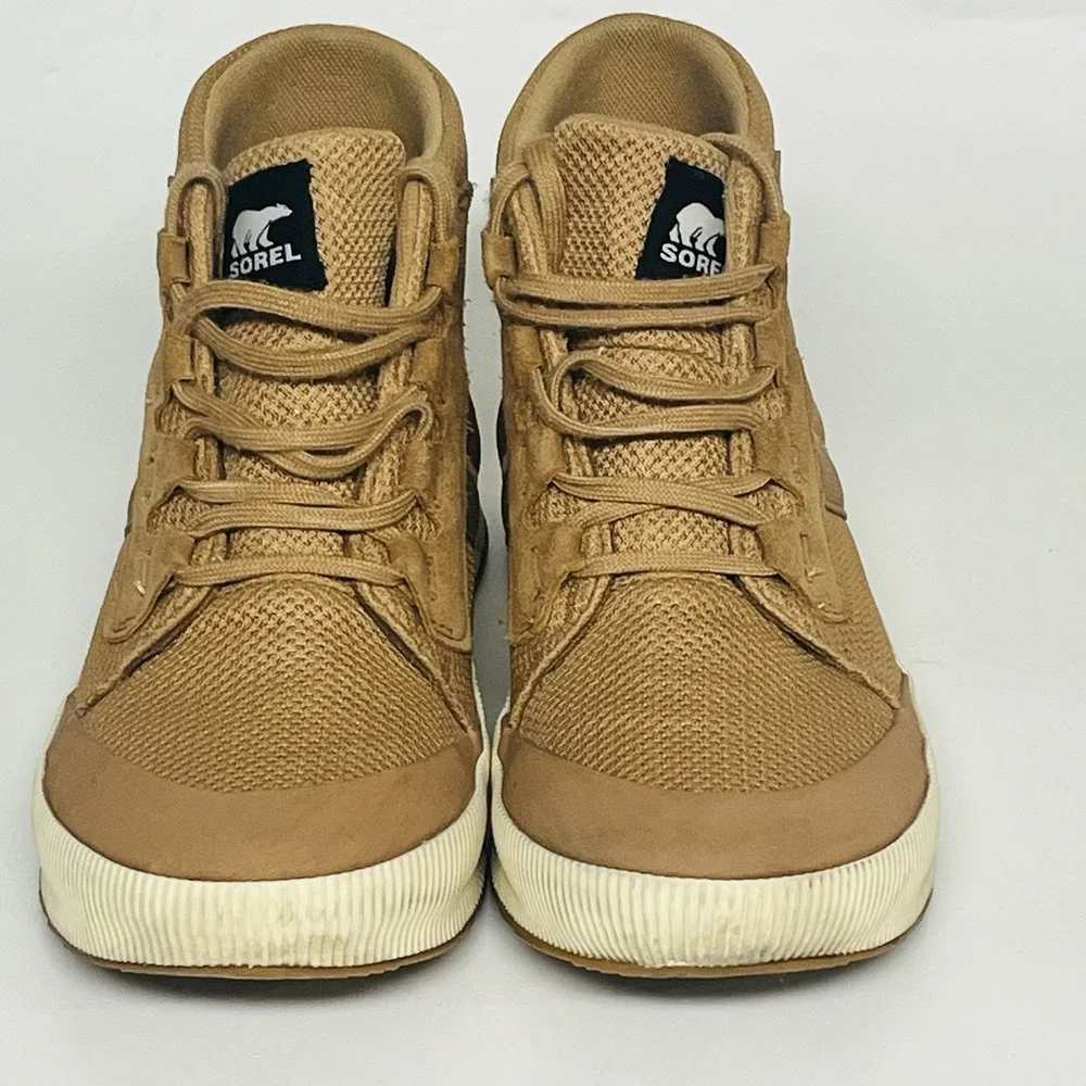 Sorel Out N About III Mid Sneakers Women's Tawny Buff Round Toe Waterproof - 11‎